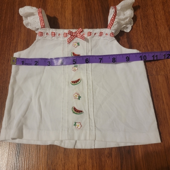 Good Lad Watermelon Button Tank Top - Size 18 Months - Picture 3 of 4
